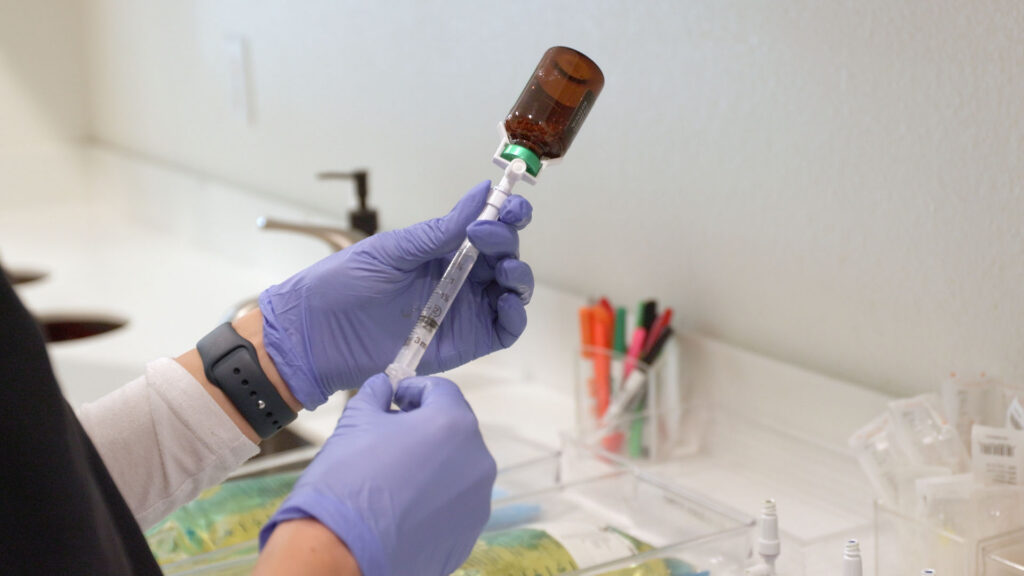 prepping iv hydration