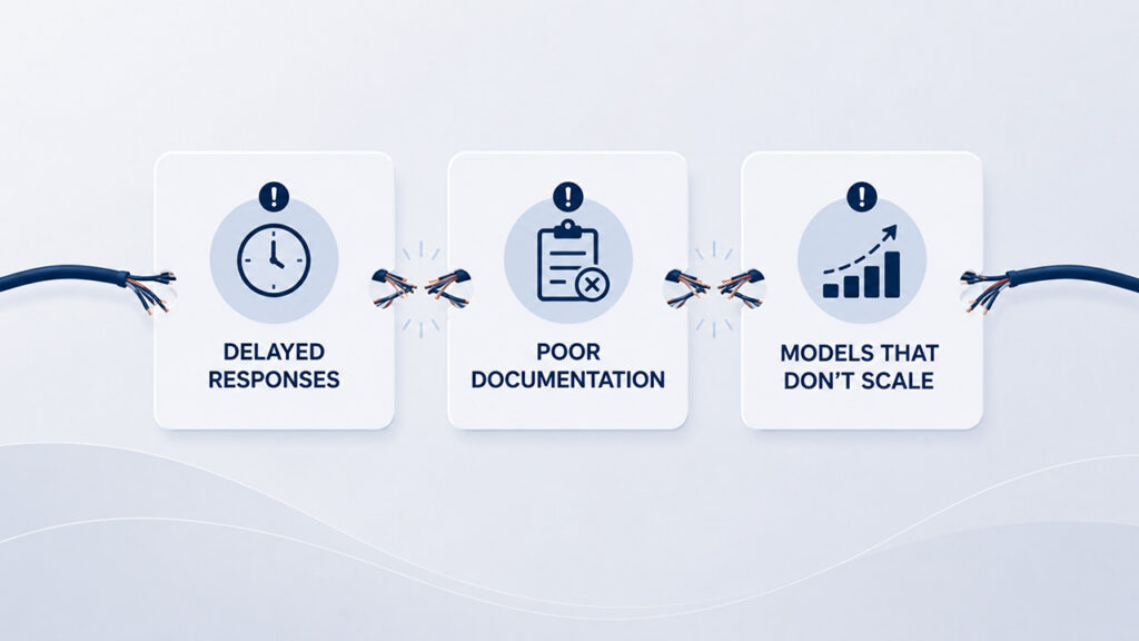 Diagram of common failure points in Physician Oversight